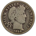 1898-O Barber Dime Good
