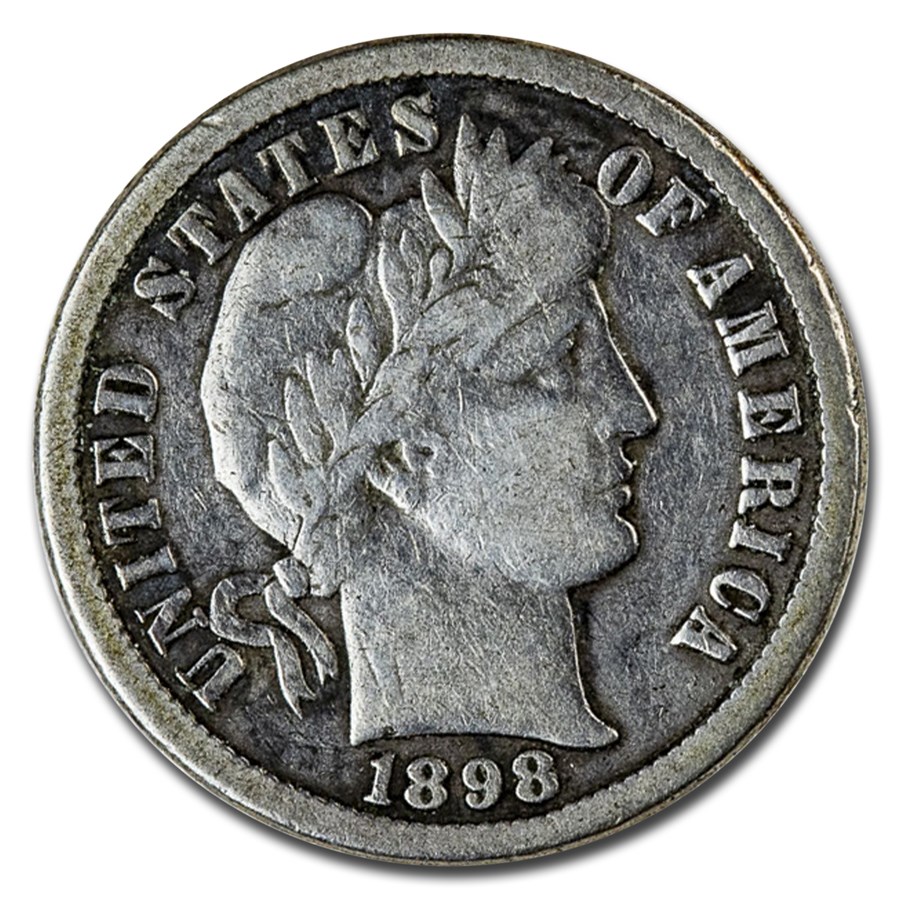 1898-O Barber Dime VG