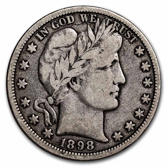 1898-O Barber Half Dollar Fine 1898-O Barber Half Dollar Fine