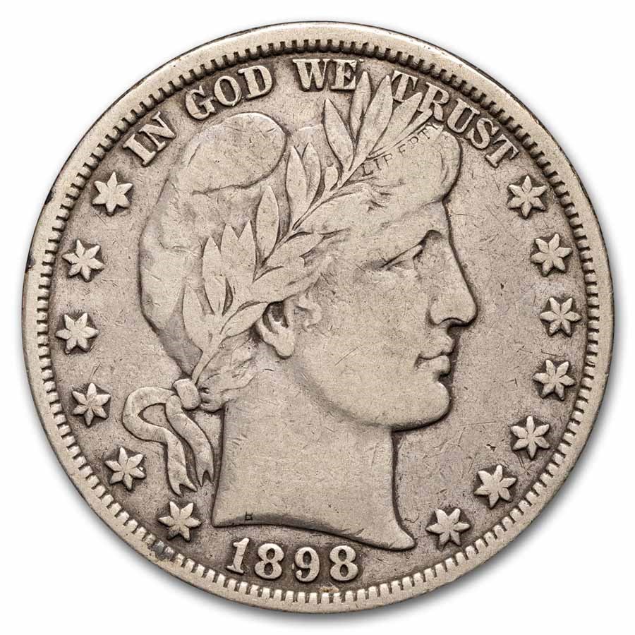 1898-O Barber Half Dollar VF