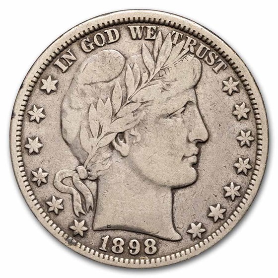1898-O Barber Half Dollar VF 1898-O Barber Half Dollar VF