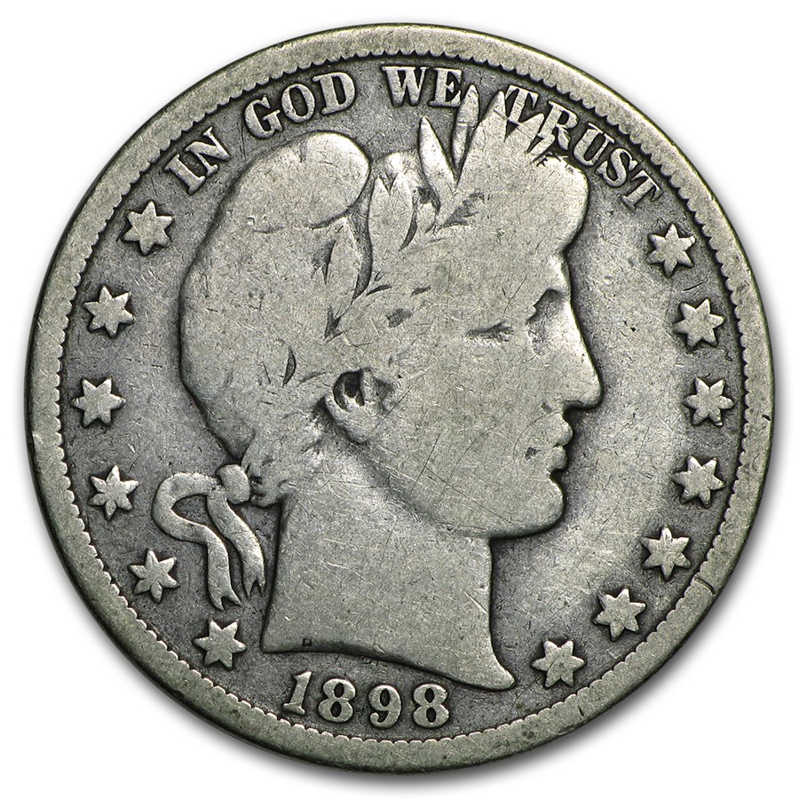 1898-O Barber Half Dollar VG