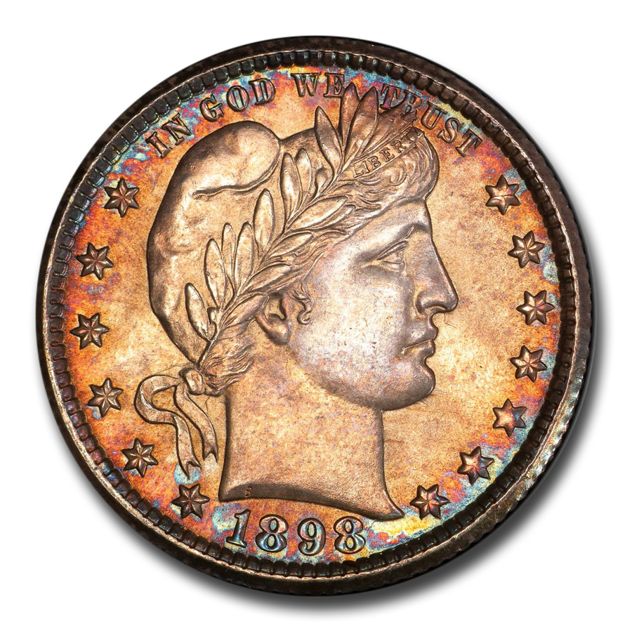 1898 O Barber Quarter Value - APMEX