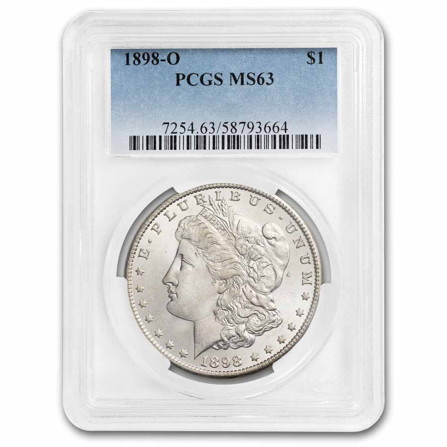 1898-O Morgan Dollar MS-63 PCGS