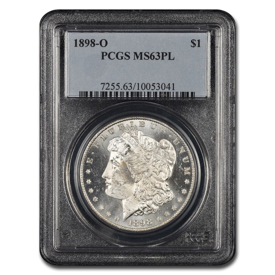 1898-O Morgan Dollar MS-63 PL Proof Like PCGS