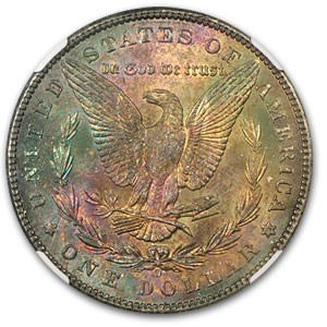 1898-O Morgan Dollar MS-64 NGC (Bold Rev Toning) 1898-O Morgan Dollar MS-64 NGC (Bold Rev Toning)
