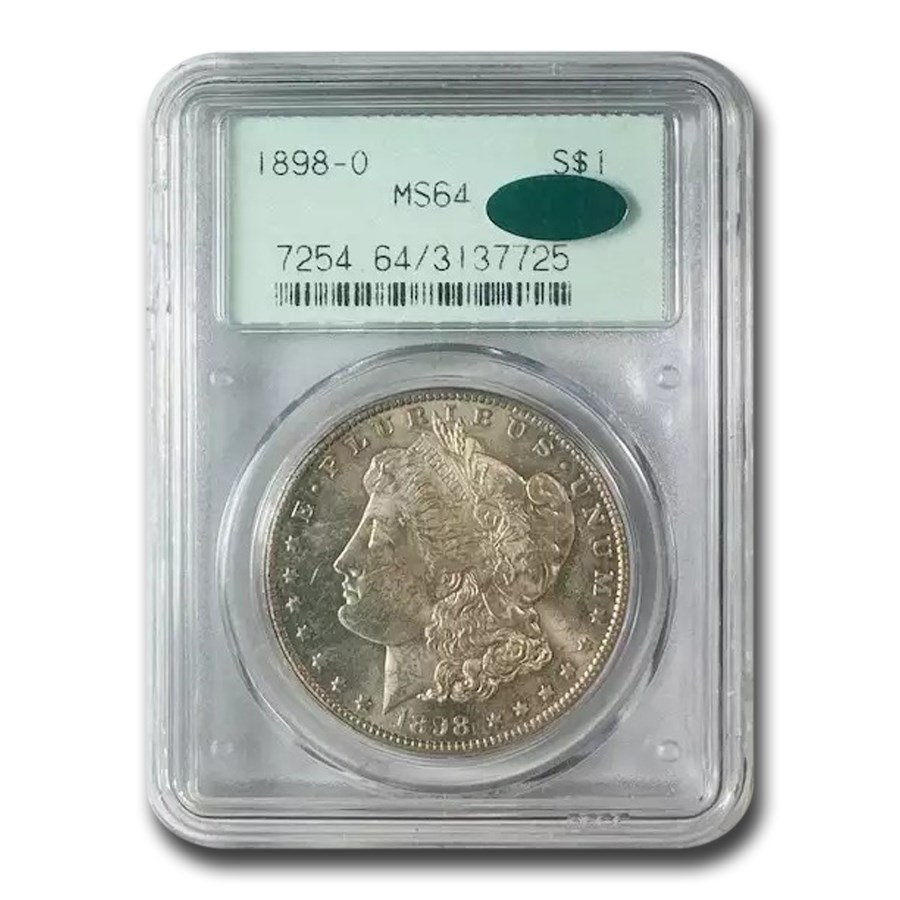 1898-O Morgan Dollar MS-64 PCGS CAC