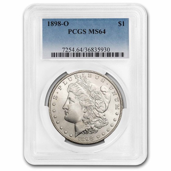 1898-O Morgan Dollar MS-64 PCGS 1898-O Morgan Dollar MS-64 PCGS