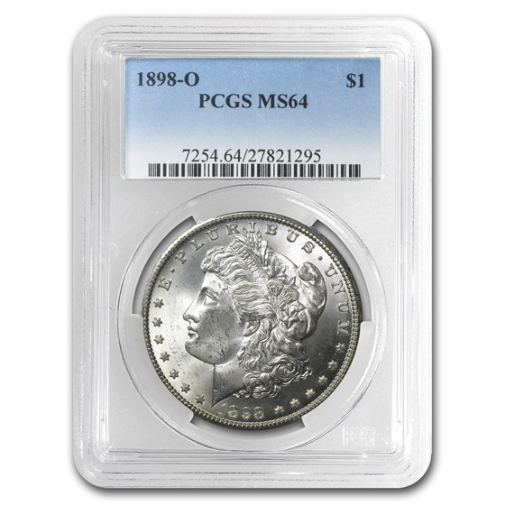 1898-O Morgan Dollar MS-64 PCGS 1898-O Morgan Dollar MS-64 PCGS