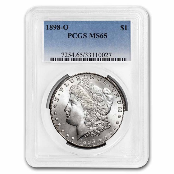 1898-O Morgan Dollar MS-65 PCGS 1898-O Morgan Dollar MS-65 PCGS
