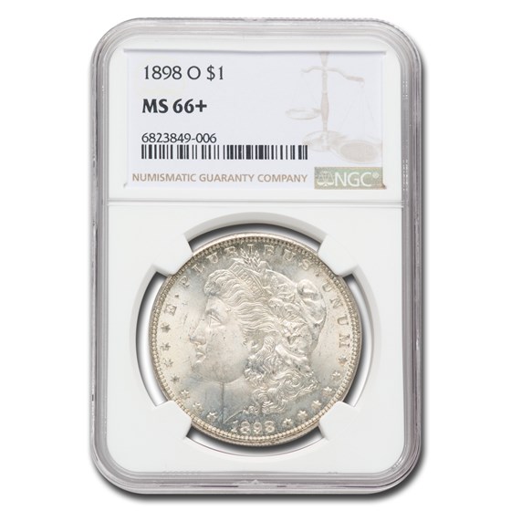 1898-O Morgan Dollar MS-66+ NGC