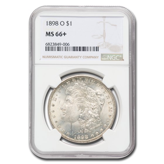 1898-O Morgan Dollar MS-66+ NGC 1898-O Morgan Dollar MS-66+ NGC
