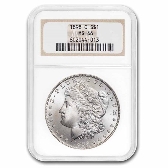 1898-O Morgan Dollar MS-66 NGC 1898-O Morgan Dollar MS-66 NGC