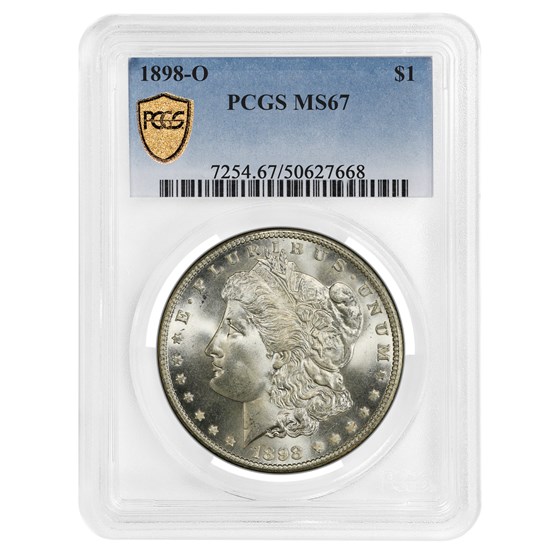 1898-O Morgan Dollar MS-67 PCGS 1898-O Morgan Dollar MS-67 PCGS