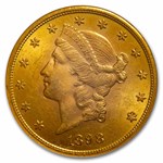 1898-S $20 Liberty Gold Double Eagle MS-61 NGC