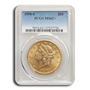1898-S $20 Liberty Gold Double Eagle MS-62+ PCGS 1898-S $20 Liberty Gold Double Eagle MS-62+ PCGS