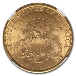1898-S $20 Liberty Gold Double Eagle MS-63 NGC CAC