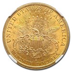 1898-S $20 Liberty Gold Double Eagle MS-63 NGC
