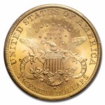 1898-S $20 Liberty Gold Double Eagle MS-64 PCGS