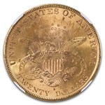 1898-S $20 Liberty Gold Double Eagle MS-65 NGC