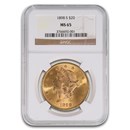 1898-S $20 Liberty Gold Double Eagle MS-65 NGC