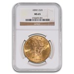 1898-S $20 Liberty Gold Double Eagle MS-65 NGC