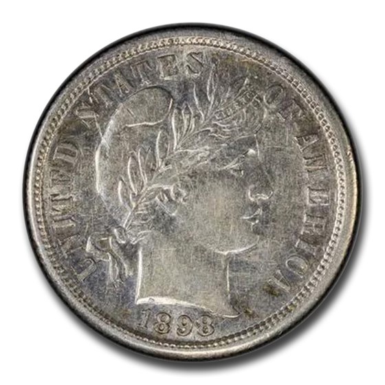 1898-S Barber Dime AU-53 PCGS 1898-S Barber Dime AU-53 PCGS
