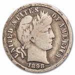 1898-S Barber Dime Fine