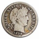 1898-S Barber Dime VG