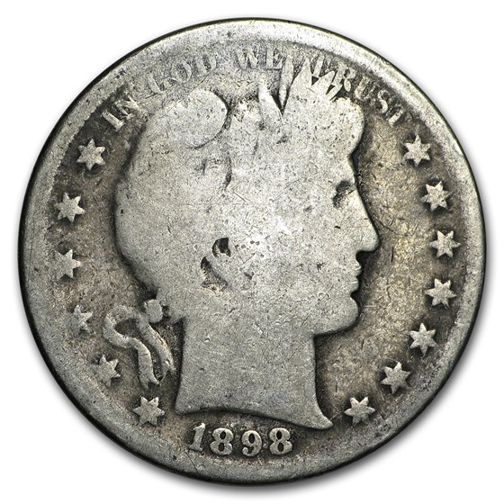 1898-S Barber Half Dollar AG 1898-S Barber Half Dollar AG