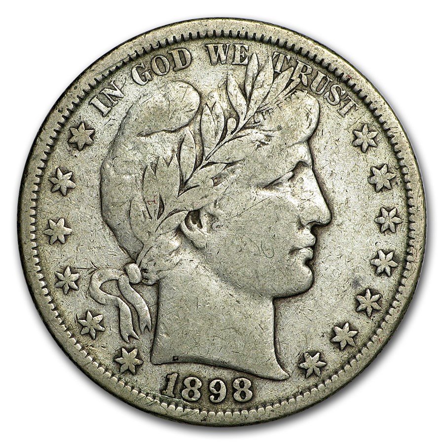1898-S Barber Half Dollar Fine