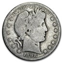 1898-S Barber Half Dollar Good