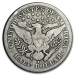 1898-S Barber Half Dollar VG
