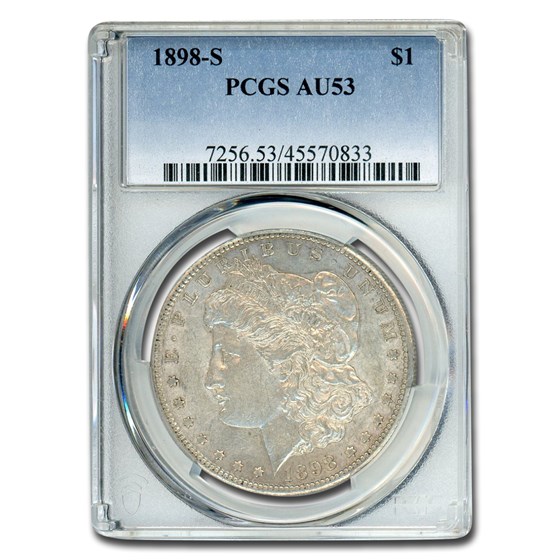 1898-S Morgan Dollar AU-53 PCGS 1898-S Morgan Dollar AU-53 PCGS
