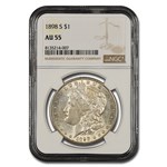 1898-S Morgan Dollar AU-55 NGC
