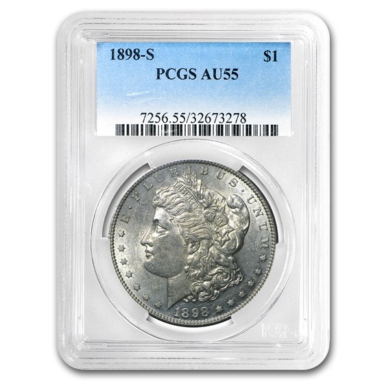 1898-S Morgan Dollar AU-55 1898-S Morgan Dollar AU-55