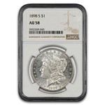 1898-S Morgan Dollar AU-58 NGC