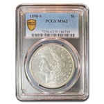1898-S Morgan Dollar MS-62 PCGS