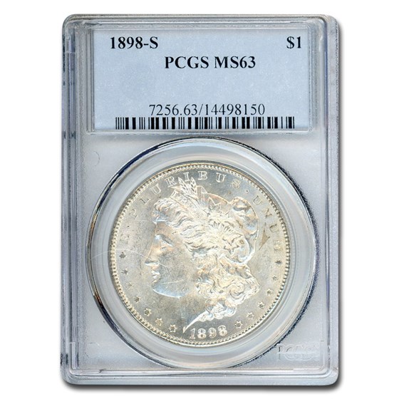 1898-S Morgan Dollar MS-63 PCGS