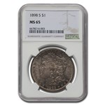 1898-S Morgan Dollar MS-65 NGC
