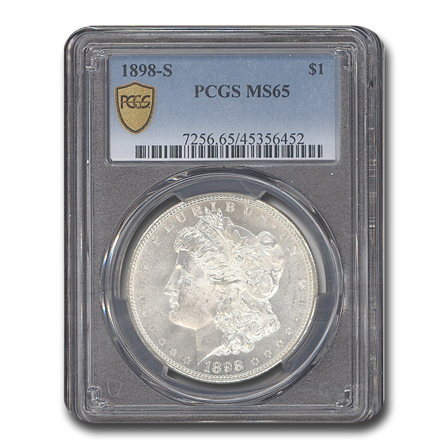 1898-S Morgan Dollar MS-65 PCGS