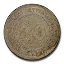 1898 Straits Settlements 20 Cents AU-55 PCGS