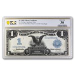 1899 $1.00 Silver Cert. Black Eagle VF-30 PCGS (Fr#236)