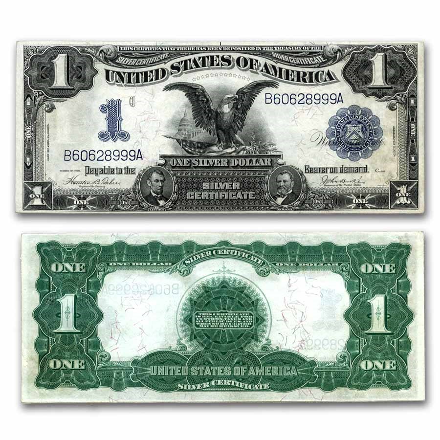 1899 $1.00 Silver Certificate Black Eagle CU (Fr#233)