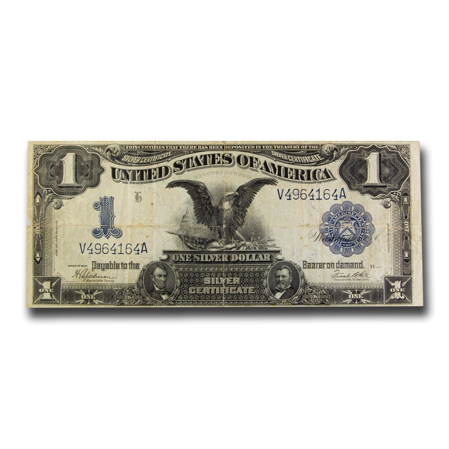 1899 $1.00 Silver Certificate Black Eagle Fine Details