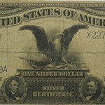 1899 $1.00 Silver Certificate Black Eagle Fine