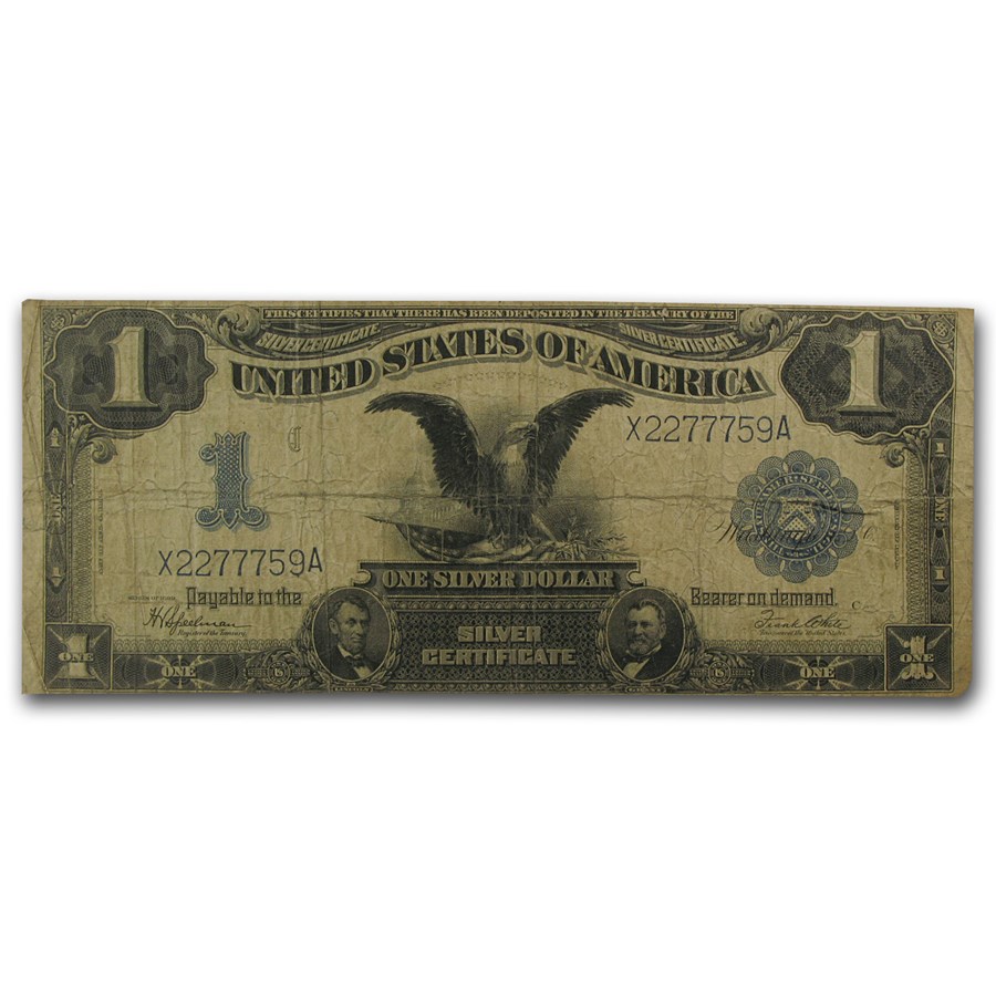 1899 $1.00 Silver Certificate Black Eagle Fine