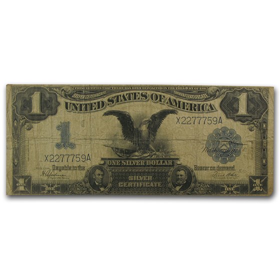 1899 $1.00 Silver Certificate Black Eagle Fine 1899 $1.00 Silver Certificate Black Eagle Fine