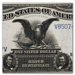 1899 $1.00 Silver Certificate Black Eagle VF-30 PMG (Fr#233)