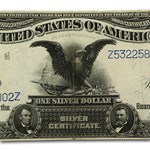 1899 $1.00 Silver Certificate Black Eagle XF (Fr#233)